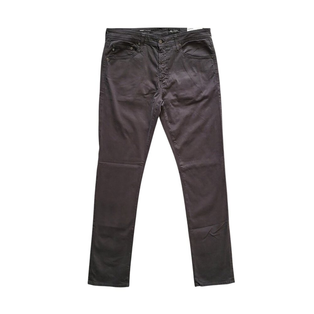 Adriano Goldschmied The Everett Sueded Stretch Sateen Pants in Grey Men's 34X34